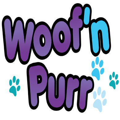 Logo for Woof'n Purr Professional Dog Walkers & Pet Sitters